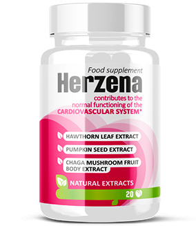 Herzena naravno prehransko dopolnilo za podporo krvnemu tlaku z glogom